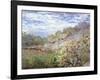 Baume in Blute-Claude Monet-Framed Art Print