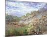 Baume in Blute-Claude Monet-Mounted Art Print