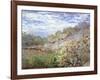 Baume in Blute-Claude Monet-Framed Art Print