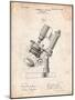 Bausch and Lomb Microscope Patent-Cole Borders-Mounted Art Print