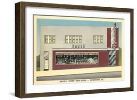 Bause Drug Store, Boyerstown, Pennsylvania-null-Framed Art Print