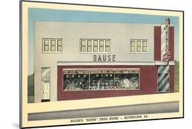 Bause Drug Store, Boyerstown, Pennsylvania-null-Mounted Premium Giclee Print