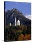 Bavarian Alps and Neuschwanstein Castle, Germany-Bill Bachmann-Stretched Canvas