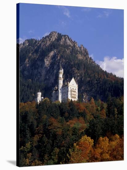 Bavarian Alps and Neuschwanstein Castle, Germany-Bill Bachmann-Stretched Canvas