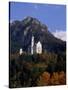 Bavarian Alps and Neuschwanstein Castle, Germany-Bill Bachmann-Stretched Canvas