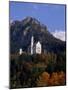 Bavarian Alps and Neuschwanstein Castle, Germany-Bill Bachmann-Mounted Photographic Print