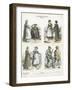 Bavarian Costumes, 19th Century-null-Framed Giclee Print