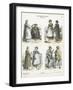 Bavarian Costumes, 19th Century-null-Framed Giclee Print