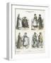 Bavarian Costumes, 19th Century-null-Framed Giclee Print