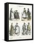 Bavarian Costumes, 19th Century-null-Framed Stretched Canvas
