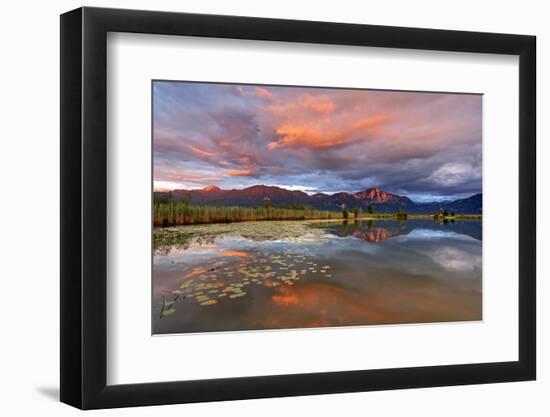 Bavarian Foothills of the Alps-Bernd Rommelt-Framed Photographic Print