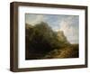 Bavarian Mountain Landscape, about 1870-Carl Spitzweg-Framed Giclee Print