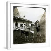 Bavarian Mountaineers, Germany-Underwood & Underwood-Framed Photographic Print