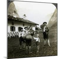 Bavarian Mountaineers, Germany-Underwood & Underwood-Mounted Photographic Print