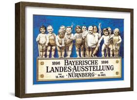 Bavarian National Exhibition-Richard Riemerschmid-Framed Art Print