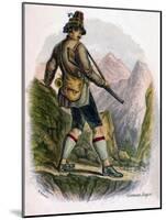 Bavarian Peasant, 1809-W Dickes-Mounted Giclee Print