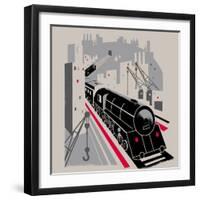 Bavarian Railway-null-Framed Giclee Print