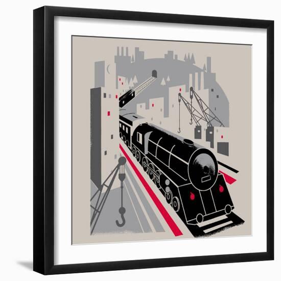 Bavarian Railway-null-Framed Giclee Print