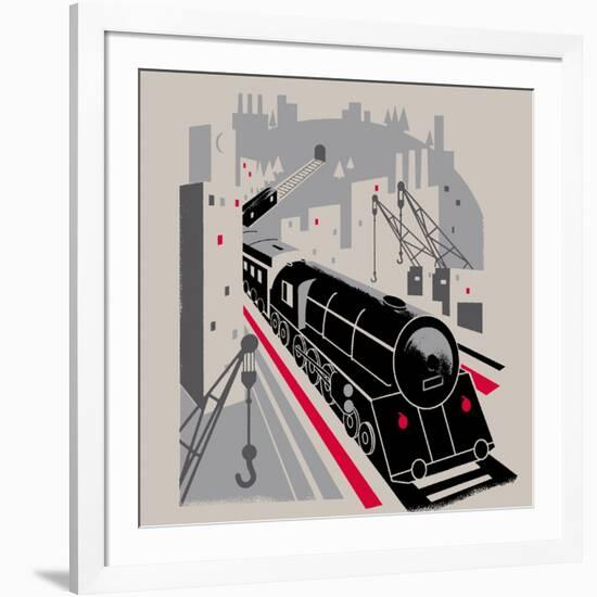 Bavarian Railway-null-Framed Giclee Print