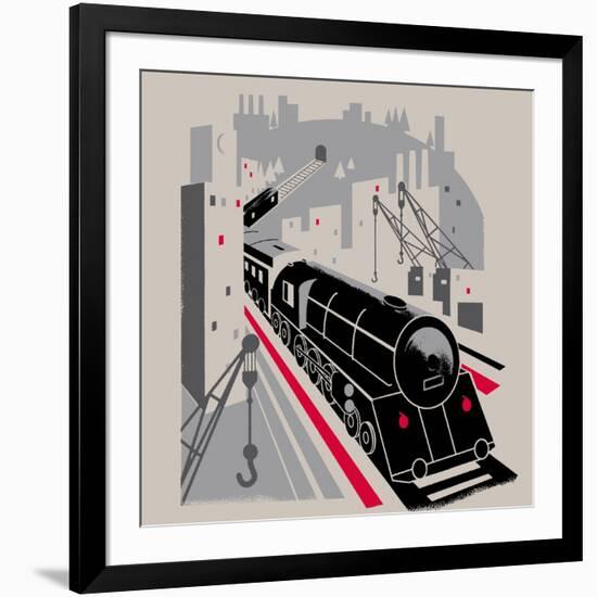 Bavarian Railway-null-Framed Giclee Print