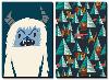 Bavarian Snowmonster and His Forest Friends-null-Stretched Canvas