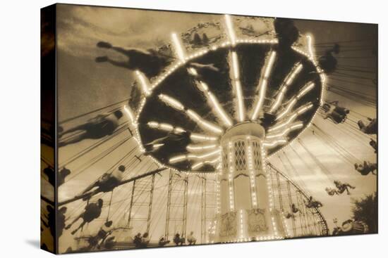 Bavarian Swings, Amusement Park, Pennsylvania-Theo Westenberger-Stretched Canvas