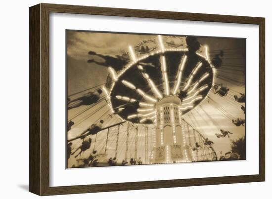 Bavarian Swings, Amusement Park, Pennsylvania-Theo Westenberger-Framed Photographic Print