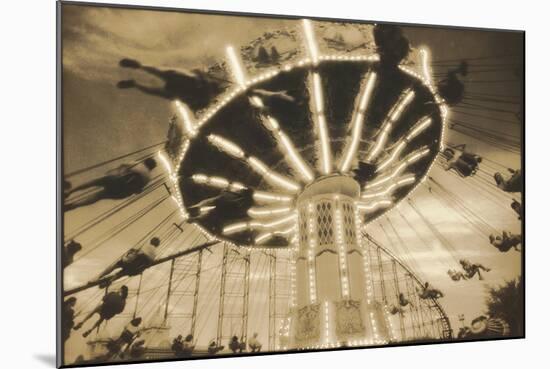 Bavarian Swings, Amusement Park, Pennsylvania-Theo Westenberger-Mounted Photographic Print