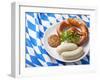 Bavarian White Sausages with Sweet Mustard and Bretzels-egal-Framed Photographic Print