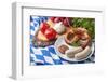 Bavarian White Sausages with Sweet Mustard and Bretzels-egal-Framed Photographic Print