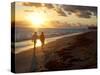 Bavaro Beach at Sunrise, Punta Cana, Dominican Republic, West Indies, Caribbean, Central America-Frank Fell-Stretched Canvas