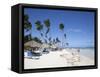 Bavaro Beach, Punta Cana, Dominican Republic, West Indies, Caribbean, Central America-Frank Fell-Framed Stretched Canvas