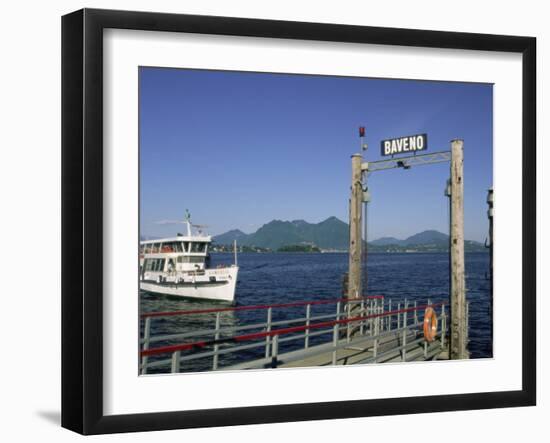 Baveno, Lake Maggiore, Italian Lakes, Piemonte (Piedmont), Italy, Europe-Sergio Pitamitz-Framed Photographic Print