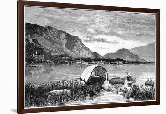 Baveno, on Lake Maggiore, Northern Italy, 1900-null-Framed Giclee Print