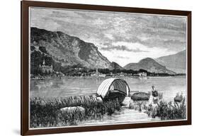 Baveno, on Lake Maggiore, Northern Italy, 1900-null-Framed Giclee Print