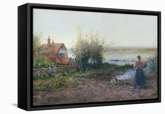 Bawdsey Ferry, Near Felixstowe-George Henry Boughton-Framed Stretched Canvas