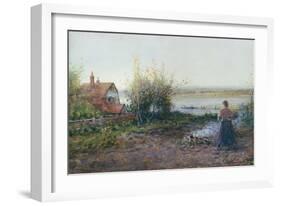 Bawdsey Ferry, Near Felixstowe-George Henry Boughton-Framed Giclee Print