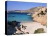 Bay and Beach, Cala Coticcio, Island of Caprera, La Maddalena Archipelalgo, Sardinia, Italy-Bruno Morandi-Stretched Canvas