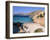 Bay and Beach, Cala Coticcio, Island of Caprera, La Maddalena Archipelalgo, Sardinia, Italy-Bruno Morandi-Framed Photographic Print