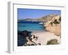 Bay and Beach, Cala Coticcio, Island of Caprera, La Maddalena Archipelalgo, Sardinia, Italy-Bruno Morandi-Framed Photographic Print