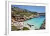 Bay and Beach Cala D'Es Moro, Near Cala S'Amonia Bay, Santanyi-Markus Lange-Framed Photographic Print