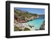 Bay and Beach Cala D'Es Moro, Near Cala S'Amonia Bay, Santanyi-Markus Lange-Framed Photographic Print