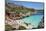 Bay and Beach Cala D'Es Moro, Near Cala S'Amonia Bay, Santanyi-Markus Lange-Mounted Photographic Print