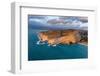 Bay and beach of Matala, Iraklion, Crete, Greek Islands, Greece, Europe-Markus Lange-Framed Photographic Print