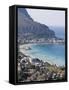 Bay and Pier, Mondello, Palermo, Sicily, Italy, Mediterranean, Europe-Martin Child-Framed Stretched Canvas