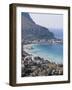 Bay and Pier, Mondello, Palermo, Sicily, Italy, Mediterranean, Europe-Martin Child-Framed Photographic Print