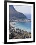 Bay and Pier, Mondello, Palermo, Sicily, Italy, Mediterranean, Europe-Martin Child-Framed Photographic Print