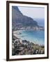 Bay and Pier, Mondello, Palermo, Sicily, Italy, Mediterranean, Europe-Martin Child-Framed Photographic Print