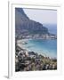 Bay and Pier, Mondello, Palermo, Sicily, Italy, Mediterranean, Europe-Martin Child-Framed Photographic Print