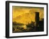 Bay at Sunset, 1549-Salvator Rosa-Framed Art Print